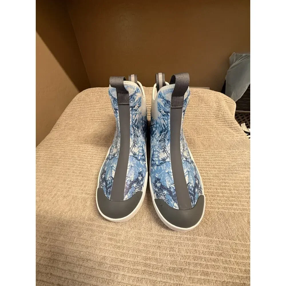 NEW Under Armour Shoreman Deck Shoes Boots Storm Fishing Mens blue camo Size 11